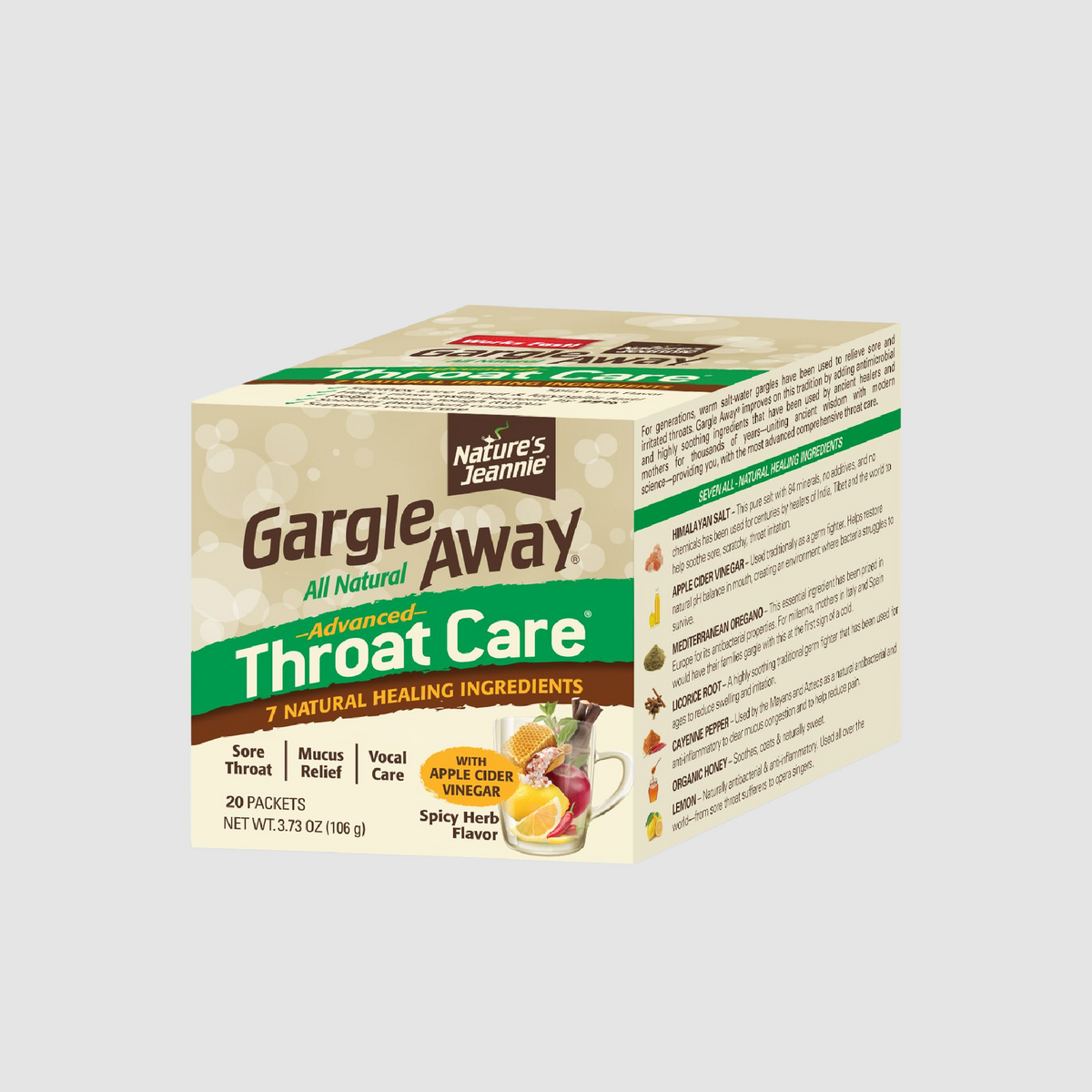 Nature&#39;s Jeannie Gargle Away® Throat Care®