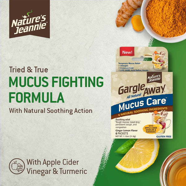 Gargle Away® Mucus Care™ Nature's Jeannie AllNatural Wellness Remedies Gargle Away Throat