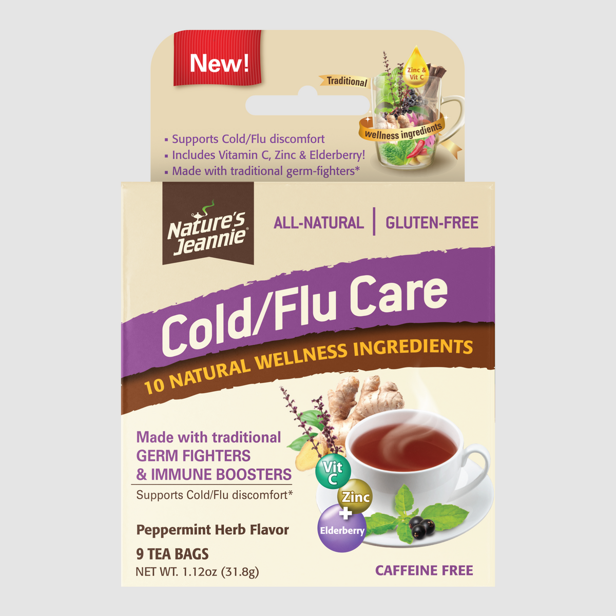 Nature&#39;s Jeannie® Cold &amp; Flu Care Tea